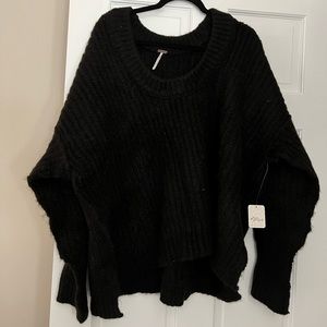 Free people Blue bell V-neck Sweater